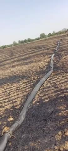 हमीरपुर: इंगोहटा गांव में पूर्व ब्लॉक प्रमुख के नलकूप में लगी आग, ₹2 लाख के पाइप जलकर राख