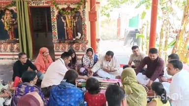 भिनगा: चैत्र रामनवमी पर 62वीं वाहिनी मुख्यालय भिनगा में एसएसबी कमाडेंट संग जवानों ने मंदिर मे की विधि विधान से पूजा अर्चना