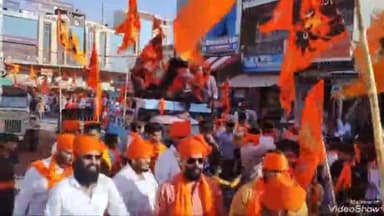 शाहपुरा: शाहपुरा में रामनवमी के पर्व को लेकर भगवान श्री राम की निकाली झांकी