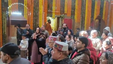 शिमला ग्रामीण: संकट मोचन हनुमान मंदिर में नवरात्रें के आखिरी दिन भी लगा भक्तों का तांता