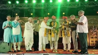 गोलमुरी-सह-जुगसलाई: साकची के धालभूम क्लब में धूमधाम से मनाया गया राजस्थान दिवस, राजस्थानी लोकगीत संगीत की रही धूम