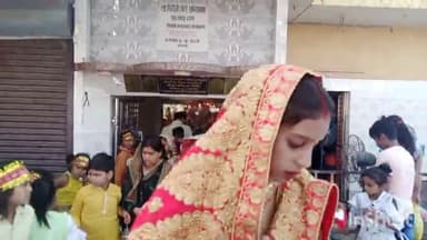 जलालाबाद: चैत्र नवरात्रि के अंतिम दिन जलालाबाद नगर व क्षेत्र के मंदिरों में उमड़ी श्रद्धालुओं की भारी भीड़