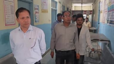 बूंदी: जिले में मौसमी बीमारियों के चलते  सीएमएचओ ने जिले के चिकित्सा संस्थानों का किया औचक निरीक्षण