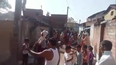 हमीरपुर: चंद्रपुरवा बुजुर्ग में आग से गृहस्थी खाक, आगामी 25 अप्रैल को आनी है पुत्री की बारात