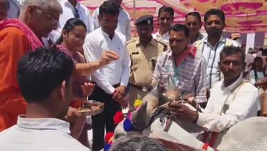 रानीवाड़ा: श्री आपेश्वर पशु मेला सेवाड़िया का ध्वजारोहण के साथ हुआ शुभारंभ