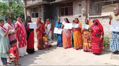 हसनपुरा: हसनपुरा प्रखंड के  विभिन्न पंचायतों में सेविकाओं ने मतदाता जागरुकता अभियान चलाया