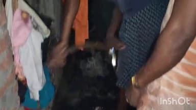 हरलाखी: सोंठगांव में दो घरों में आग लगने से हजारों रुपये मूल्य की समान जलकर हुई राख