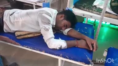 हाथरस: लेबर कॉलोनी के पास बाइक सवार के गले में डिश का तार फंसने से अनियंत्रित होकर गिरी बाइक, बाइक सवार हुआ घायल