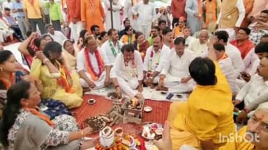 आगरा: शाहगंज अंतर्गत कोठी मीना बाजार मैदान पर भाजपाइयों ने किया भूमि पूजन,जानकारी देते मंत्री एसपी सिंह बघेल