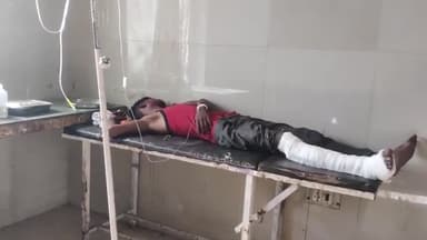 भिनगा: भोजपुर पुल के पास ई-रिक्शा अनियंत्रित होकर पलटा,चालक हुआ घायल