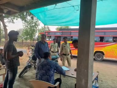 सोंडवा: सोंडवा अंतरप्रांतीय सीमा छकतला व बखतगढ़ में चेक पोस्ट का एसडीएम ने किया निरीक्षण