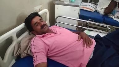 गुना नगर: बिलाबाबड़ी वंदना होटल के पास पलटी यात्रीयो  से भरी बैन , एक की मौत