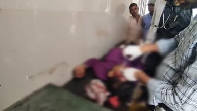 भिनगा: बनठिहवा चौराहे के पास हुआ सड़क हादसा एक बाइक चालक घायल