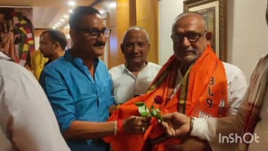 मनेर: मनेर के पूर्व विधायक प्रो. श्रीकांत निराला भाजपा में हुए शामिल