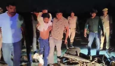 भिनगा: ककरदरी जंगल से 25 हजार का इनामिया हिस्ट्रीशीटर शातिर चोर पुलिस मुठभेड़ में गिरफ्तार