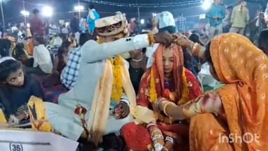 गुना नगर: लोधा लोधी समाज का नयागांव में 44 और हिलगना गांव में 39 जोड़ों का सामूहिक विवाह सम्मेलन हुआ संपन्न