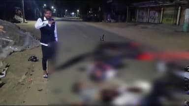 सड़क हादसा: ढाबे से खाना खाकर लौट रहे युवकों की बाइक टकराई, 2 की मौके पर मौत, 2 अन्य गम्भीर