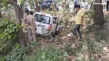 दियोरिया बीसलपुर हाइवे पर जबरदस्त सड़क हादसा ट्रेक्टर ट्राली और कार में भिड़ंत,कार के उड़े परखच्चे कई लोग घायल।