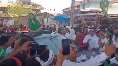 पटना ग्रामीण: पाटलिपुत्र लोकसभा क्षेत्र से राजद प्रत्याशी मिसा भारती ने फुलवारी शरीफ में किया रोड शो