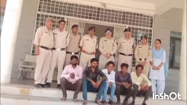 त्योंदा: थाना त्योंदा पुलिस ने काम्बिंग गस्त के दौरान वारंटियों को किया गिरफ्तार