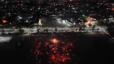 मंदसौर: महू नीमच मर्ग PG कॉलेज ग्राउंड में 13 मई मंदसौर वोट करेगा थीम पर लोकतंत्र का आकाशदीप कार्यक्रम आयोजित किया गया