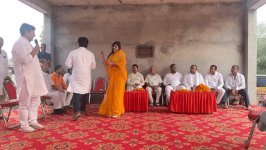 आज सांवड गाँव में इनेलो आरजेपी पार्टी के साँझा प्रत्याशी श्री सुभाष परमार जी के समर्थन में हुई जनसभा