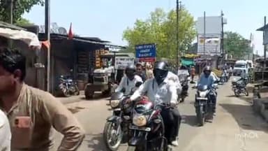 भगवानपुरा: आज शाखा भगवानपुरा अंतर्गत मतदान जागरूकता वाहन रैली का आयोजन किया गया