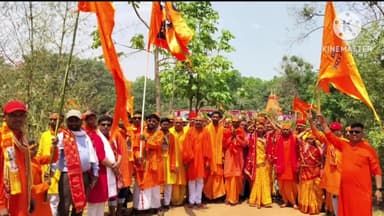 बेरो: नवनिर्मित शिव हनुमान मंदिर में प्राण-प्रतिष्ठा महोत्सव को लेकर निकाली गई भव्य कलश यात्रा*