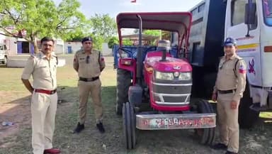 नौरोजाबाद: पिनौरा में शिव प्रताप सिंह के कब्जे से अवैध रूप से लोड गिट्टी के साथ जप्त किया गया ट्रैक्टर ट्राली अपराध दर्ज