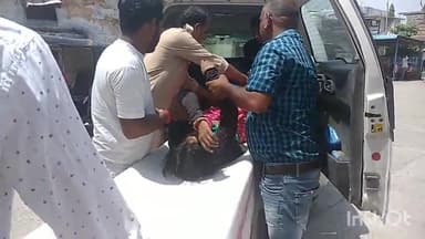 सारंगपुर: सारंगपुर कांकरिया रोड पर चलती बाइक से गिरी महिला हुई गंभीर घायल, लाया गया सिविल अस्पताल सारंगपुर