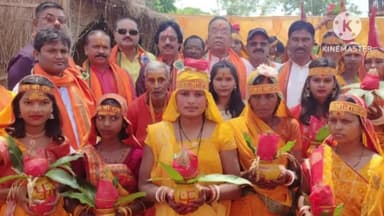 ओरमांझी: श्री श्री 108 पंचमुखी हनुमान मंदिर हिंदे बिल्ली और मांझी की प्राण प्रतिष्ठा को लेकर निकाली गई कलश यात्रा