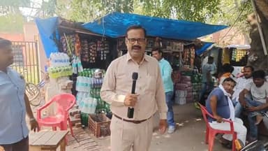 हरदोई: हरदोई लोकसभा सीट पर चुनाव को लेकर जिला अस्पताल गेट के सामने स्थित गुमटी पर पत्रकारों ने दी जानकारी