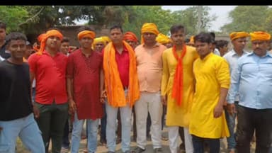 हसनपुरा: लहेजी में नौ दिवसीय शतचंडी महायज्ञ को लेकर 1100 कन्याओं और महिलाओं ने निकाली कलश यात्रा