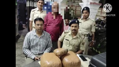 पचरुखी: वैशाखी चौक से 10 किलोग्राम गांजा के साथ एक तस्कर को पुलिस ने किया गिरफ्तार