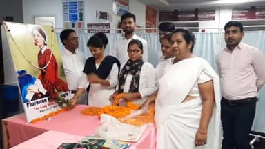 सासाराम: सासाराम के सदर अस्पताल में मनाया गया अंतर्राष्ट्रीय नर्स डे