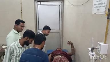 बहराइच: मोगलहा के पास बाइक सवार की ट्रक से हुई टक्कर,हादसे में पति की हुई मौत,महिला घायल