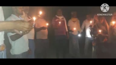 आंदर: मानपुर पतेजी गांव में कैंडल मार्च निकालकर मतदाताओं को किया गया जागरूकता