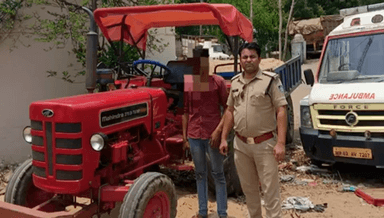 सिंगरौली: ग्राम भरसेड़ा में निवास चौकी पुलिस द्वारा अवैध रुप से रेत का परिवहन कर रहे ट्रेक्टर ट्रॉली को किया गया जब्त