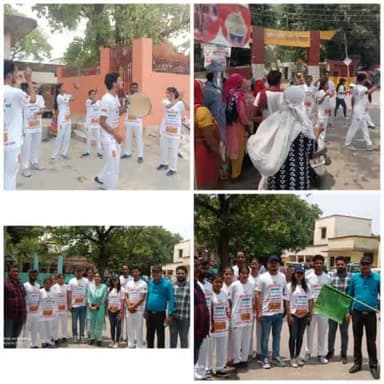 आज YPA टीम द्वारा धर्मशाला बाजार, गीता वाटिका, धरमपुर तिराहा, कौआ बाग पुलिस चौकी, पी ए सी कैम्प गेट, हनुमान मंदिर बिछिया में मतदाता जागरूकता नुक्कड़ नाटक किया गया ।