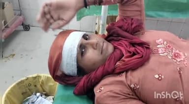 बिजनौर: बिजनौर में जजी चौक पर सड़क पार करते समय अज्ञात बाइक सवार ने एक महिला को टक्कर मारकर किया घायल