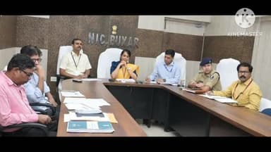 बक्सर: भारत निर्वाचन आयोग ने वीडियो कॉन्फ्रेंसिंग के माध्यम से समाहरणालय परिसर में लोकसभा निर्वाचन की तैयारी को लेकर की समीक्षा