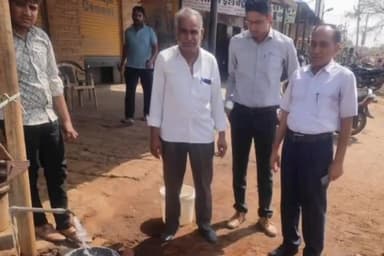 खींवसर: खींवसर कस्बे में भीषण गर्मी को देखते हुए एसडीएम ने पेयजल आपूर्ति का निरीक्षण कर देखी व्यवस्थाएं