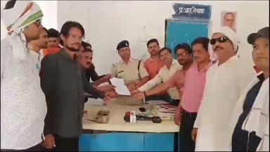 पवई: सरपंच द्वारा किए जा रहे षड्यंत्र को रोकने बोरी चौकी में पत्रकारों ने सोपा ज्ञापन