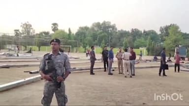 भभुआ: आज भारत के गृह मंत्री अमित शाह के कैमूर आगमन को लेकर शहर के कई जगहों पर पुलिस की बढ़ाई गई सुरक्षा व्यवस्था