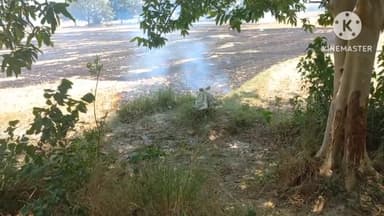 आंदर: बरवा गांव स्थित खेत में लगी आग गेंहू का डंठल व भूसा जलकर हुई राख ग्रामीणों की मदद से आग पर पाया गया काबू