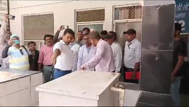 चित्तौड़गढ़: जिला कलेक्टर ने जिला चिकित्सालय का औचक निरीक्षण कर मरीजों से की मुलाकात पेय जल की व्यवस्था देखी