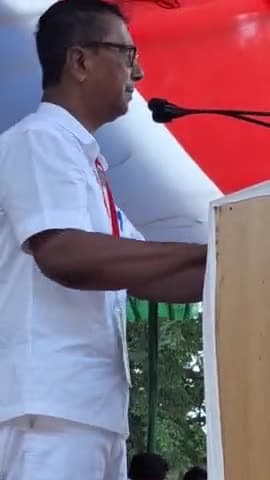 आरा लोकसभा अंतर्गत जगदीशपुर मे श्री राहुल गांधी, तेजस्वी यादव, दीपंकर भट्टाचार्या और सहनी जी की सभा मे क्यामुद्दीन अंसारी