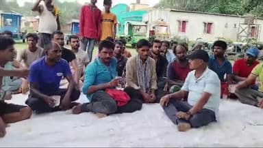 कस्बा: जुगार गाड़ी के चालकों ने बमबम साह के आश्वासन पर तोड़ा भूख हड़ताल