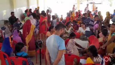 नावकोठी: नावकोठी पीएचसी में प्रधानमंत्री सुरक्षित मातृत्व अभियान के तहत गर्भवती महिलाओं का स्वास्थ्य जांच शिविर का आयोजन।