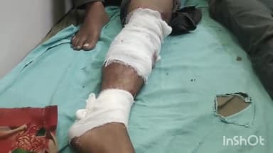 फिरोज़ाबाद: थाना उत्तर क्षेत्र फ़िरोज़ाबाद क्लब के पास मैक्स की टक्कर से बाइक सवार दो युवक घायल